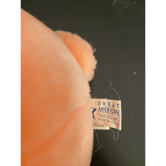 Great‎ American Toy Company Plush Salmon Pink Pig Stuffed Animal Toy - Picture 5 of 8